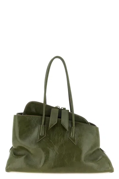 Attico Women Olive La Passeggiata Medium Shoulder Bag In Green