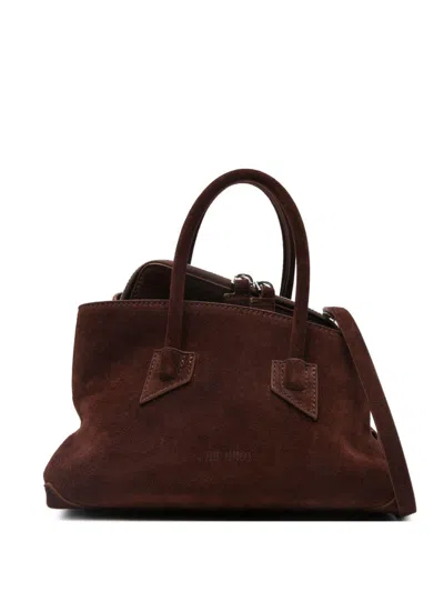 Attico La Passeggiata Mini Light Chocolate Top Handle In Brown