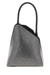 Attico Sunset Rhinestone-embellished Tote Bag In Crystalblack