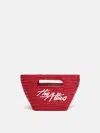 Attico Via Dei Giardini 15 Raffia-effect Tote Bag