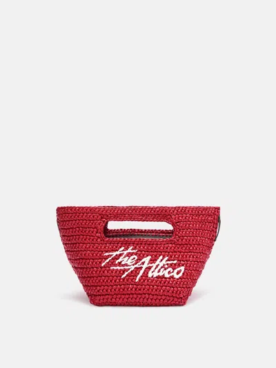 ATTICO BORSA TOTE ''VIA DEI GIARDINI 15'' RED