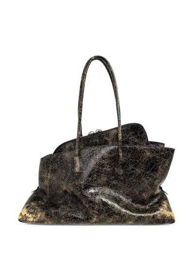 Attico Bos Taurus 'la Passeggiata' Leather Tote Bag The  In Multi