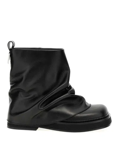 ATTICO MINI ROBIN COMBAT ANKLE BOOTS