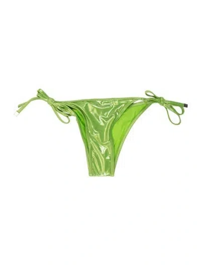 Pre-owned Attico Bottoms In Green