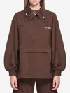Attico Oversized Blouson With High Collar