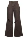 Attico Baggy Multi-pocket Pants