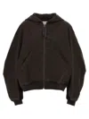 Attico Cotton Bomber Jacket Casual Jackets And Parka Brown