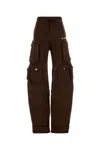 Attico Brown Cotton Joggers