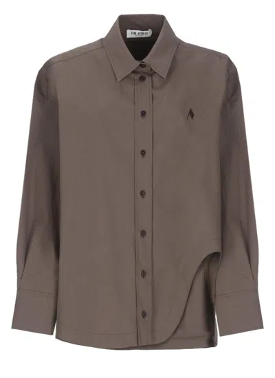 Attico Brown Cotton Shirt