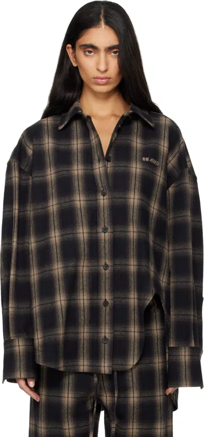 Attico Brown Diana Shirt