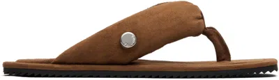 Attico Brown Indie Flip-flops