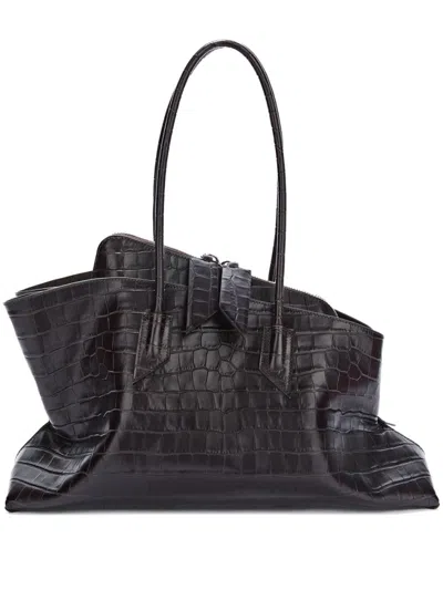 Attico Brown La Passeggiata Medium Shoulder Bag