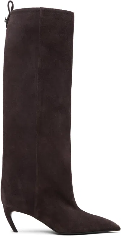 Attico Brown Lea Tall Boots