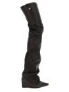 Attico Robin Over The Knee Boot In Black