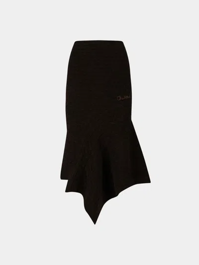 Attico Brown Midi Skirt