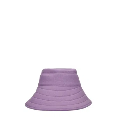Attico Bucket Hat In Purple