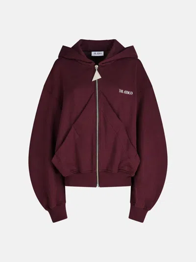 ATTICO BURGUNDY SWEATSHIRT