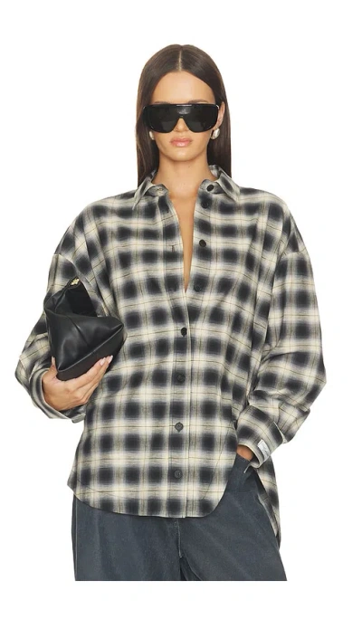 Attico Button Down Check Shirt