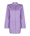 Attico ''margot'' Lavender Mini Dress In Purple