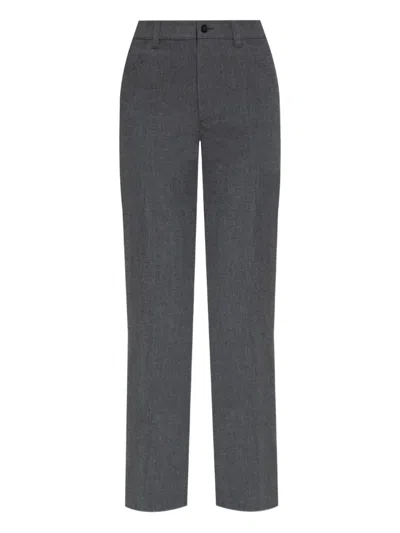 Attico Button-fastening Trousers In Gray
