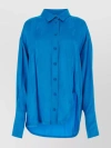 Attico Shirt With Relaxed Fit In Blue