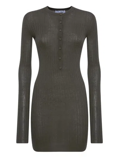 ATTICO BUTTONED MINI DRESS