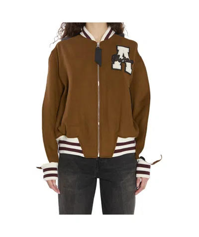 ATTICO CAMEL BOMBER JACKET