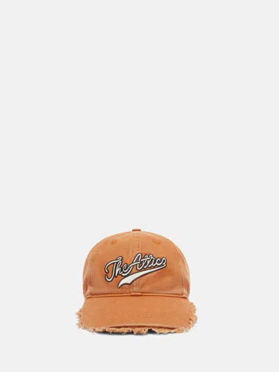 Attico Camel Cap In Brown
