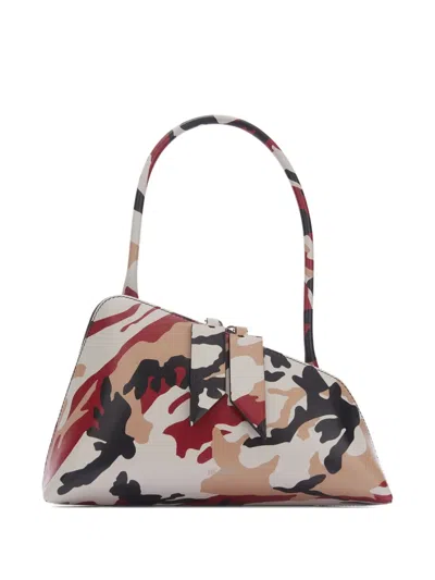 Attico Camouflage-print Shoulder Bag In Multi