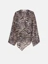 Shop Attico Cappuccino And Black Mini Dress In Cappuccino/black