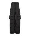 Attico Cargo Casual Pants In Black