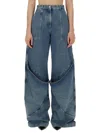 Attico The  Trousers In Denim