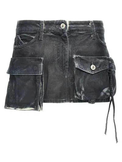 ATTICO CARGO MINI SKIRT