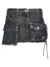Attico Fay Cargo Mini Skirt
