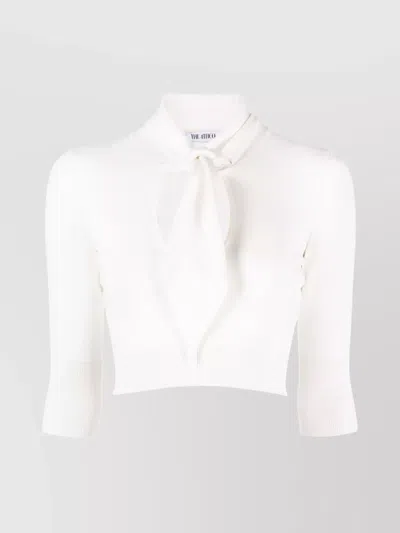 ATTICO CATLIN STRETCH VISCOSE KNIT SWEATER