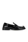 Attico 'charles Patent Leather Loafers In Black