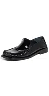 Attico 'charles Patent Leather Loafers In Black