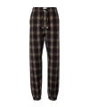 Attico Brushed Check-pattern Trousers In Multi