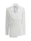 Attico Mini Wrap Chemisier Dress With