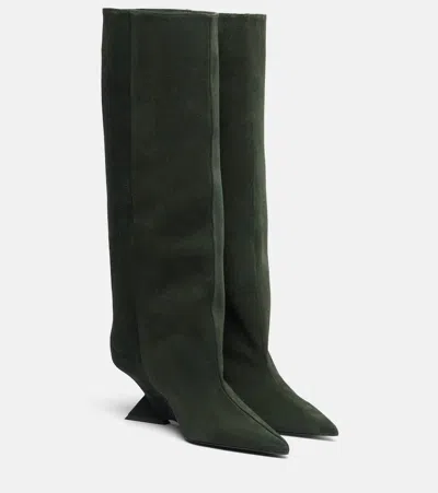Attico Cheope 105 Suede Knee-high Boots