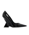 Attico Cheope 105mm Pointed-toe Pumps In Black