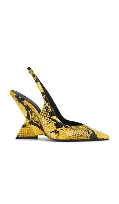 Attico Cheope 105mm Slingback Heel In Multi