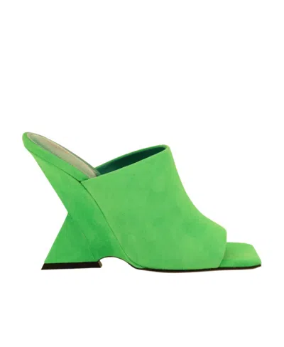 ATTICO THE ATTICO CHEOPE LOGO PRINTED MULES