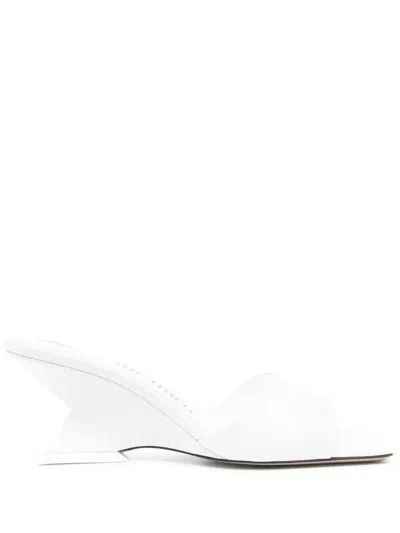 Attico Cheope 60mm Mules In White