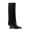 Attico Cheope Tube Boots In Black