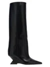 Attico Cheope Tube Boots In Black