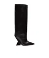 Attico Cheope Tube Boots In Black