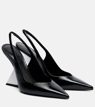 Attico Cheope Leather Pumps In Black