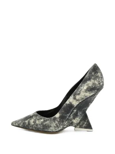 Pre-owned Attico Cheope Pointed-toe Pumps In Black