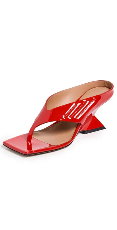 Attico Cheope Sandals Red